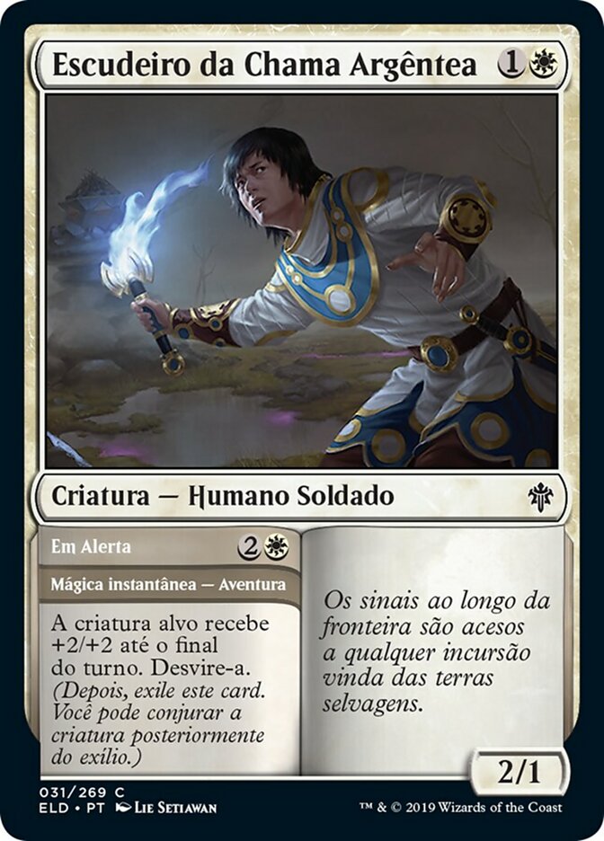 Escudeiro da Chama Argêntea /Silverflame Squire - Magic: The Gathering - MoxLand