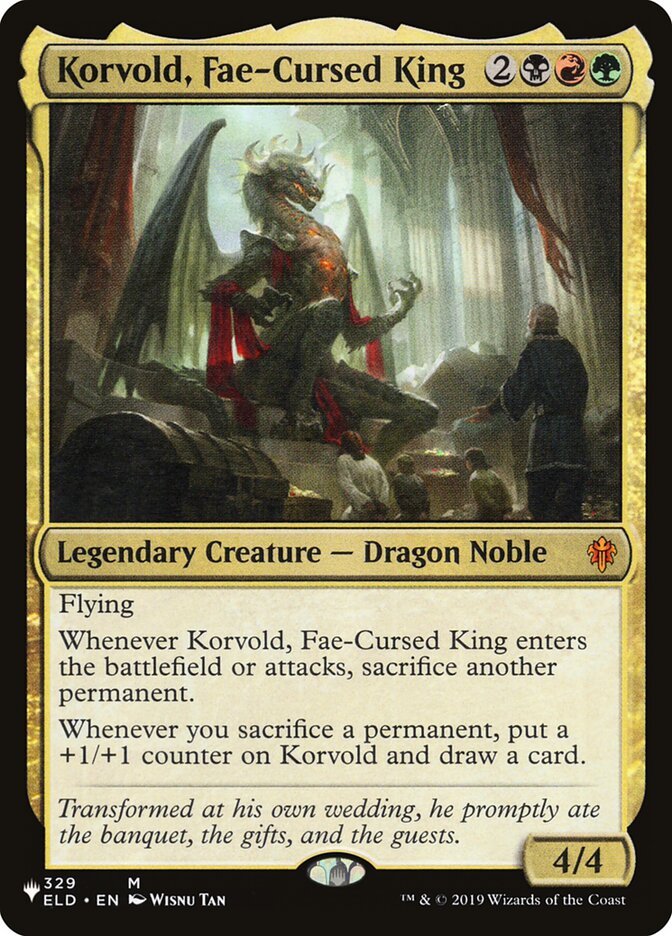 Korvold, Fae-Cursed King - Magic: The Gathering - MoxLand