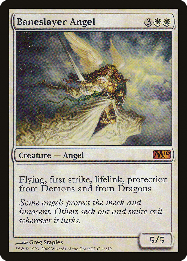 Anjo Exterminador do Mal / Baneslayer Angel - Magic: The Gathering - MoxLand