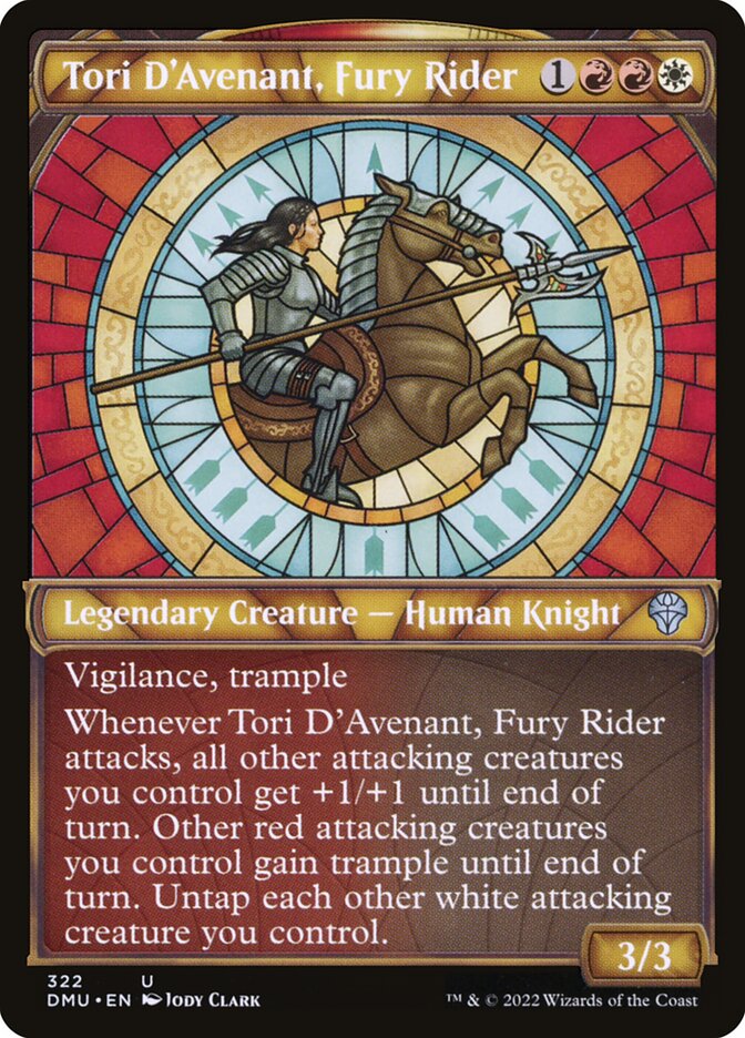 Tori D'Avenant, Ginete da Fúria / Tori D'Avenant, Fury Rider - Magic: The Gathering - MoxLand