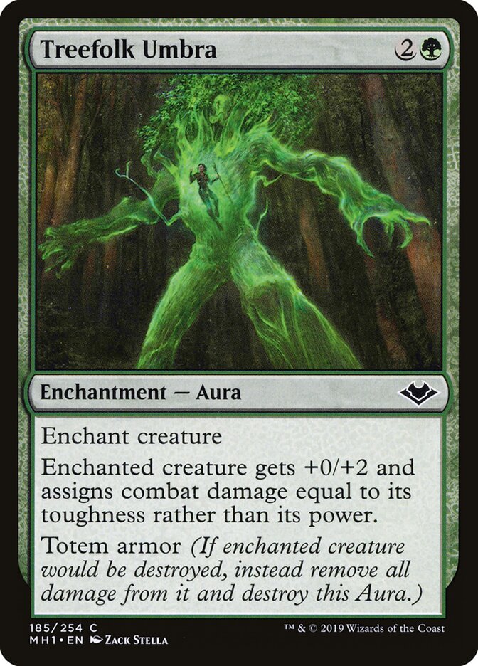Sombra de Ent / Treefolk Umbra - Magic: The Gathering - MoxLand