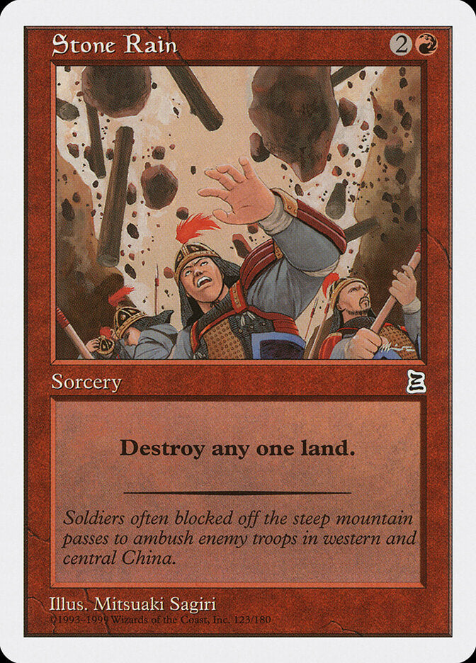 Chuva de Pedras / Stone Rain - Magic: The Gathering - MoxLand
