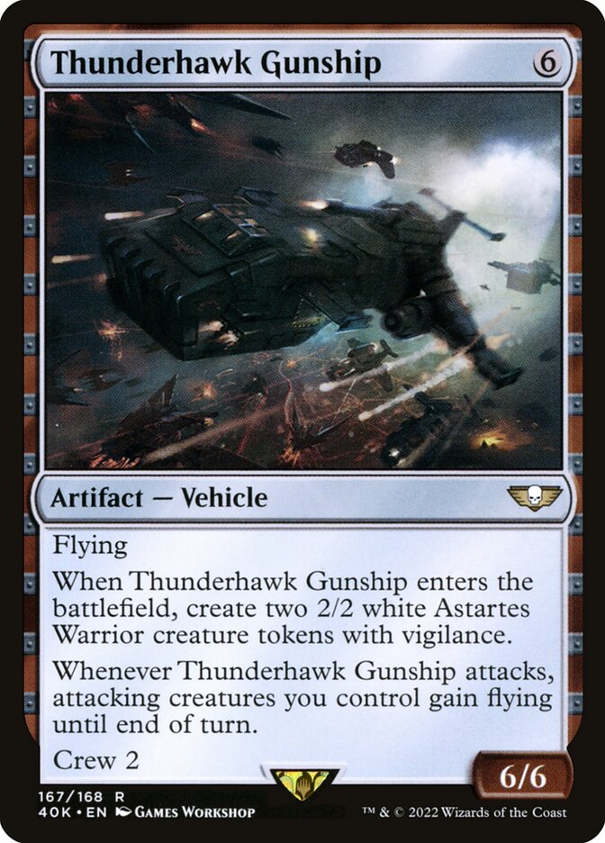 Canhonave Thunderhawk / Thunderhawk Gunship - Magic: The Gathering - MoxLand