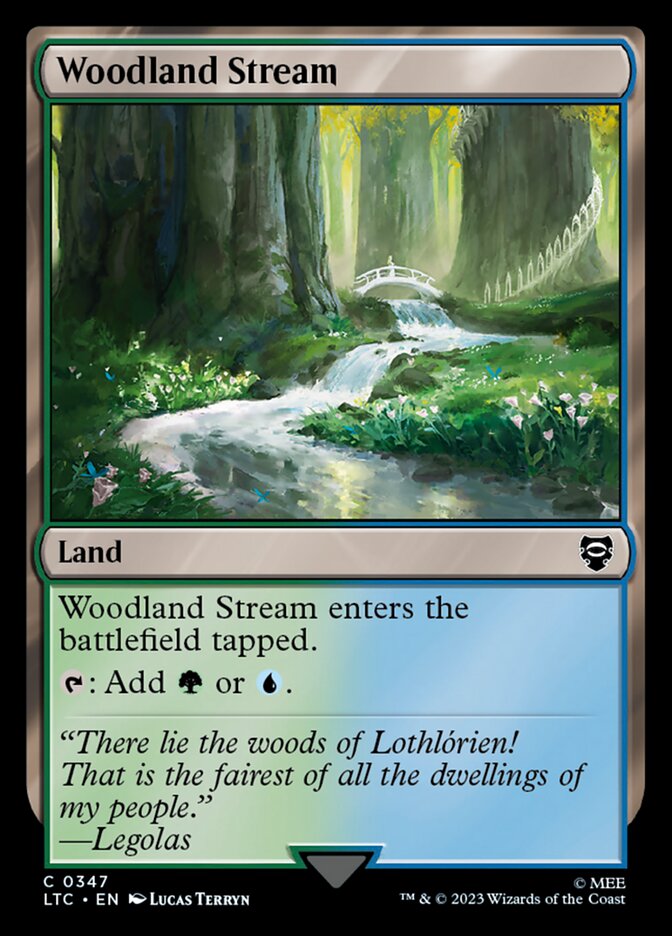 Riacho da Floresta / Woodland Stream - Magic: The Gathering - MoxLand