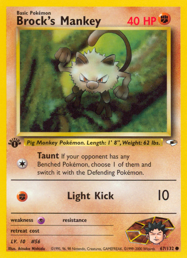 Brock's Mankey - MoxLand - MoxLand