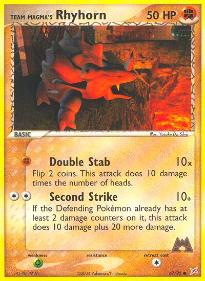 Team Magma's Rhyhorn - MoxLand - MoxLand