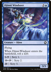 Djinni Vidente do Vento / Djinni Windseer - Magic: The Gathering - MoxLand