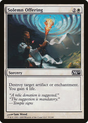 Oferenda Solene / Solemn Offering - Magic: The Gathering - MoxLand