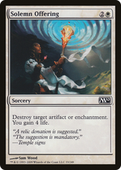 Oferenda Solene / Solemn Offering - Magic: The Gathering - MoxLand