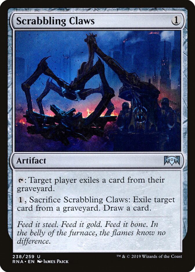 Garras Esmiuçadoras / Scrabbling Claws - Magic: The Gathering - MoxLand