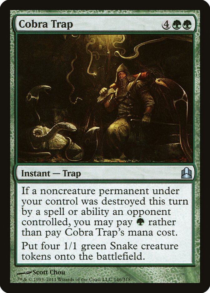Armadilha de Cobra / Cobra Trap - Magic: The Gathering - MoxLand
