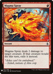 Esguicho de Magma / Magma Spray - Magic: The Gathering - MoxLand