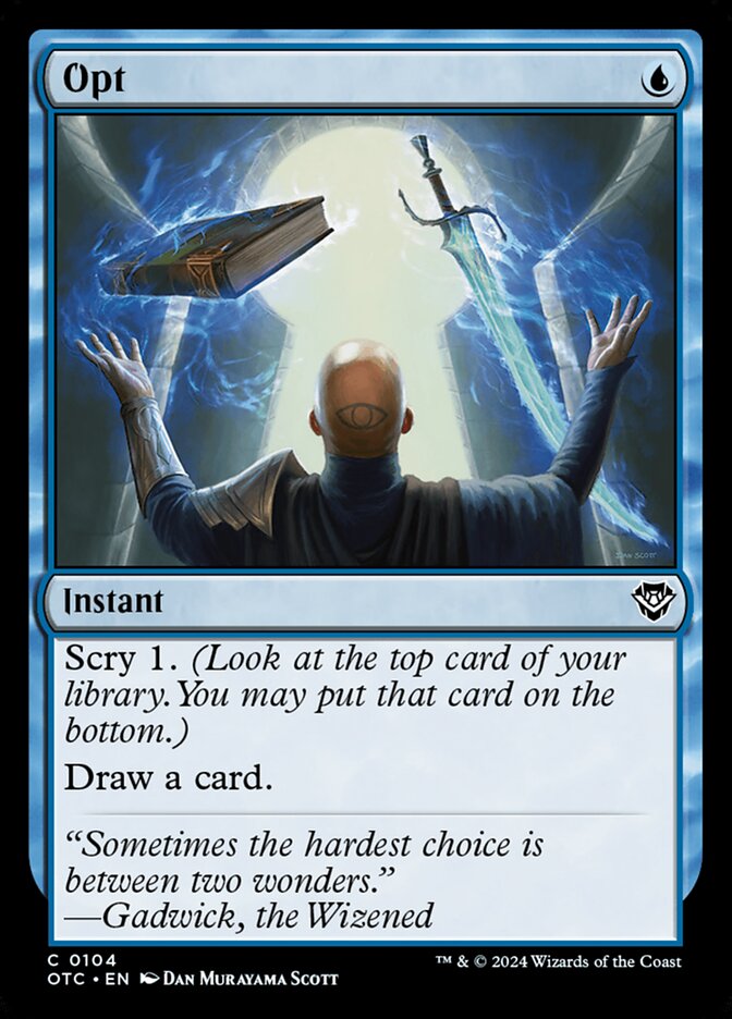 Optar / Opt - Magic: The Gathering - MoxLand