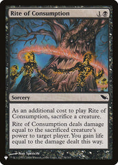 Rito de Consumação / Rite of Consumption - Magic: The Gathering - MoxLand