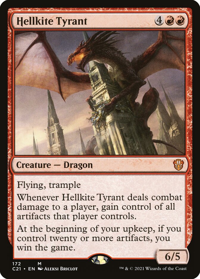 Tirano Dragão Avérneo / Hellkite Tyrant - Magic: The Gathering - MoxLand