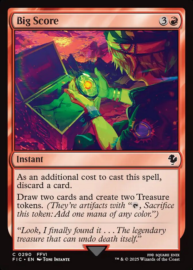 Sorte Grande / Big Score - Magic: The Gathering - MoxLand