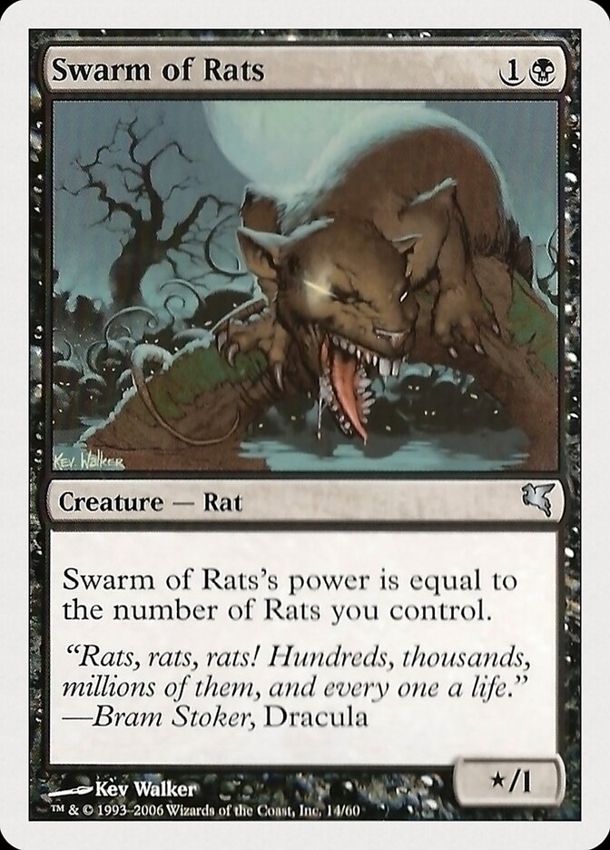 Rataria / Swarm of Rats - Magic: The Gathering - MoxLand