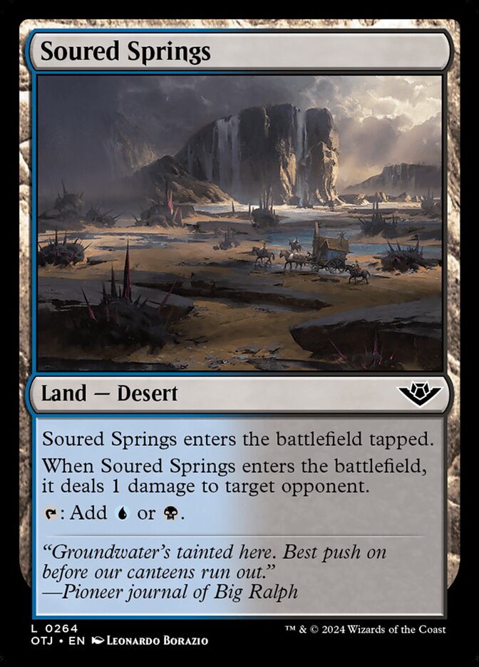 Nascentes Azedas / Soured Springs - Magic: The Gathering - MoxLand
