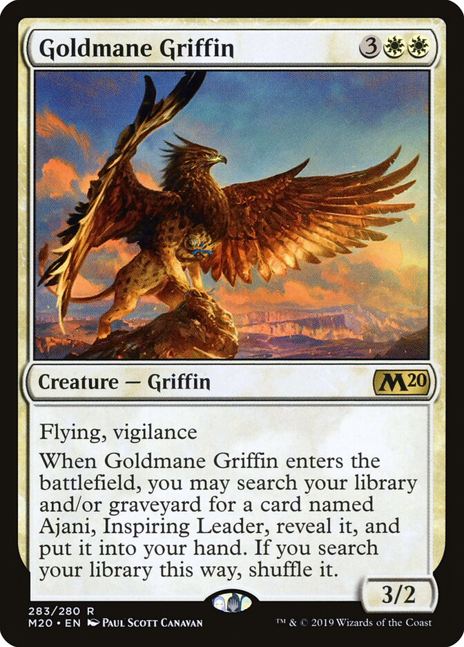 Grifo Juba d'Ouro / Goldmane Griffin - Magic: The Gathering - MoxLand