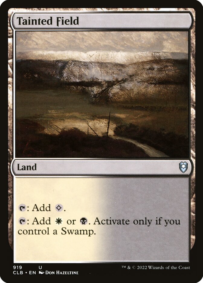 Campo Contaminado / Tainted Field - Magic: The Gathering - MoxLand
