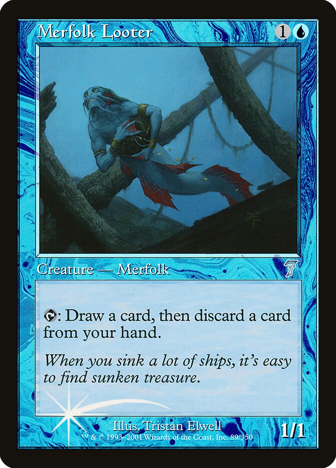 Tritão Saqueador / Merfolk Looter - Magic: The Gathering - MoxLand