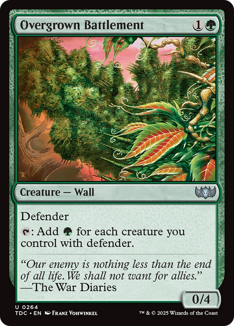 Ameia Encoberta / Overgrown Battlement - Magic: The Gathering - MoxLand
