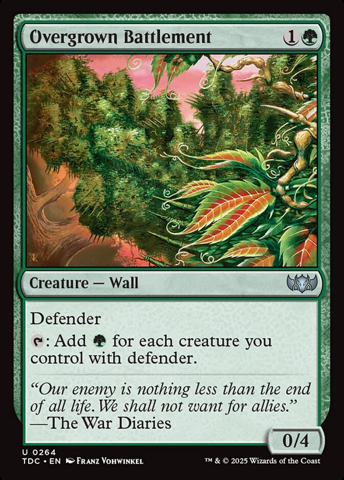 Ameia Encoberta / Overgrown Battlement - Magic: The Gathering - MoxLand