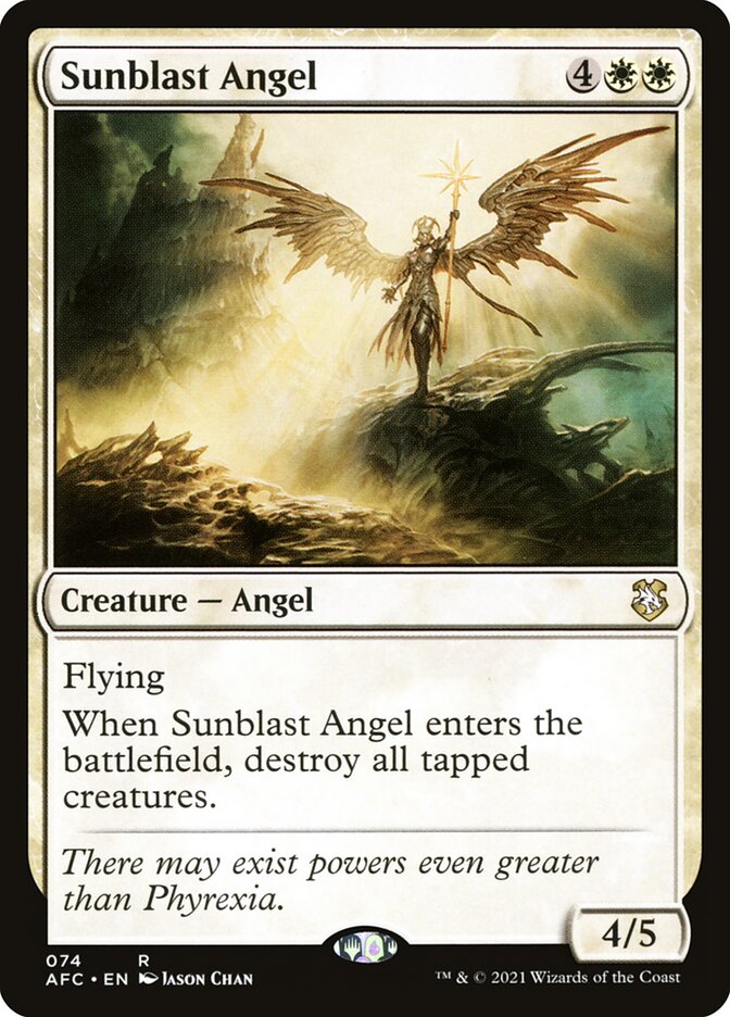 Anjo da Explosão Solar / Sunblast Angel - Magic: The Gathering - MoxLand