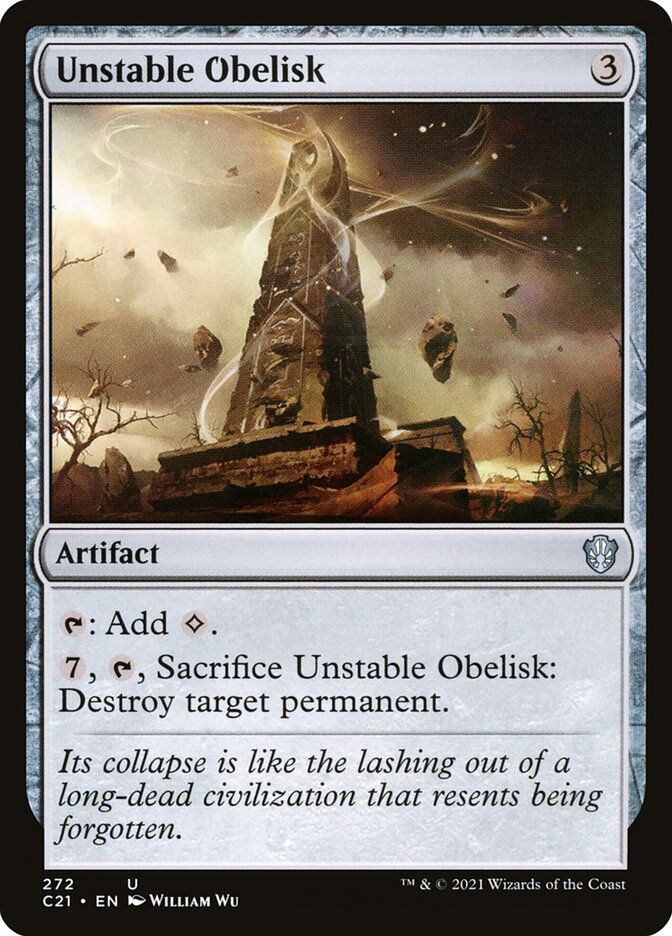 Obelisco Instável / Unstable Obelisk - Magic: The Gathering - MoxLand