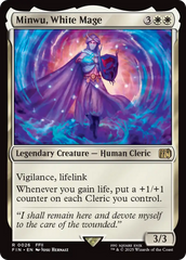 Minwu, Mago Branco / Minwu, White Mage - Magic: The Gathering - MoxLand