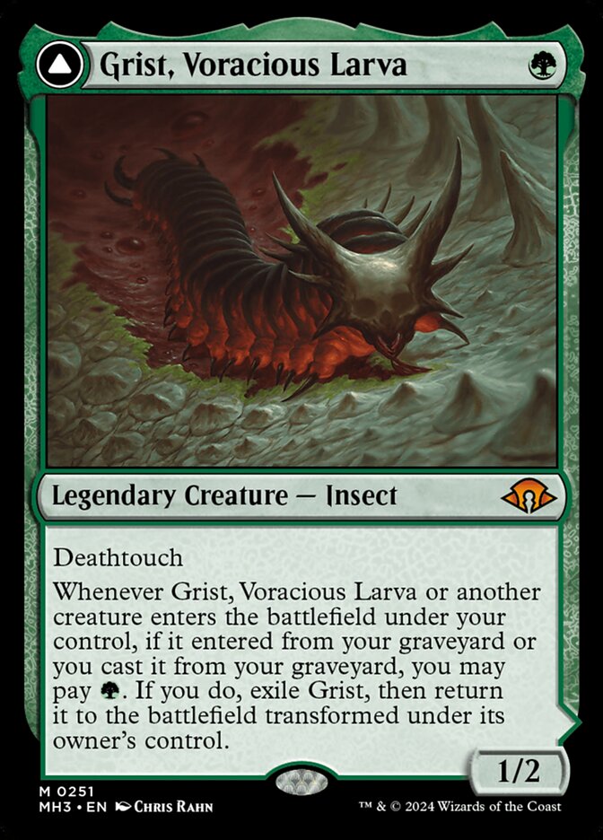 Grist, Larva Voraz / Grist, Voracious Larva - Magic: The Gathering - MoxLand