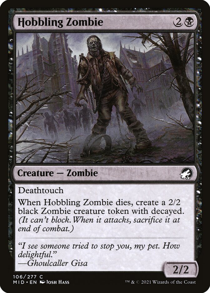 Zumbi Manco / Hobbling Zombie - Magic: The Gathering - MoxLand