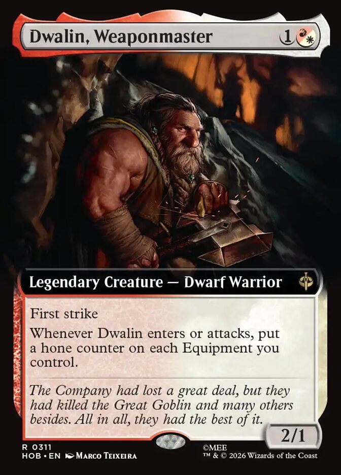 Dwalin, Weaponmaster