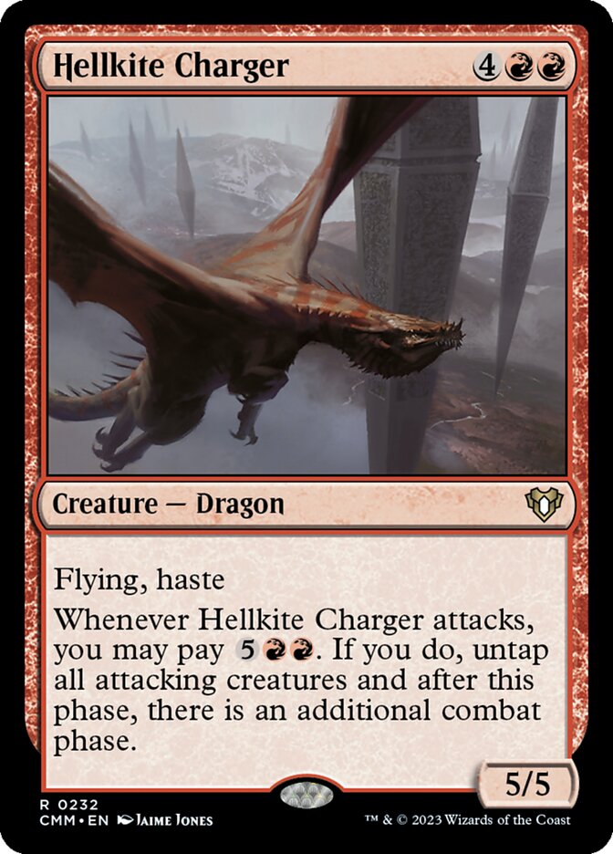 Dragão Avérneo Atacante / Hellkite Charger - Magic: The Gathering - MoxLand