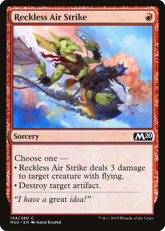 Ataque Aéreo Temerário / Reckless Air Strike - Magic: The Gathering - MoxLand