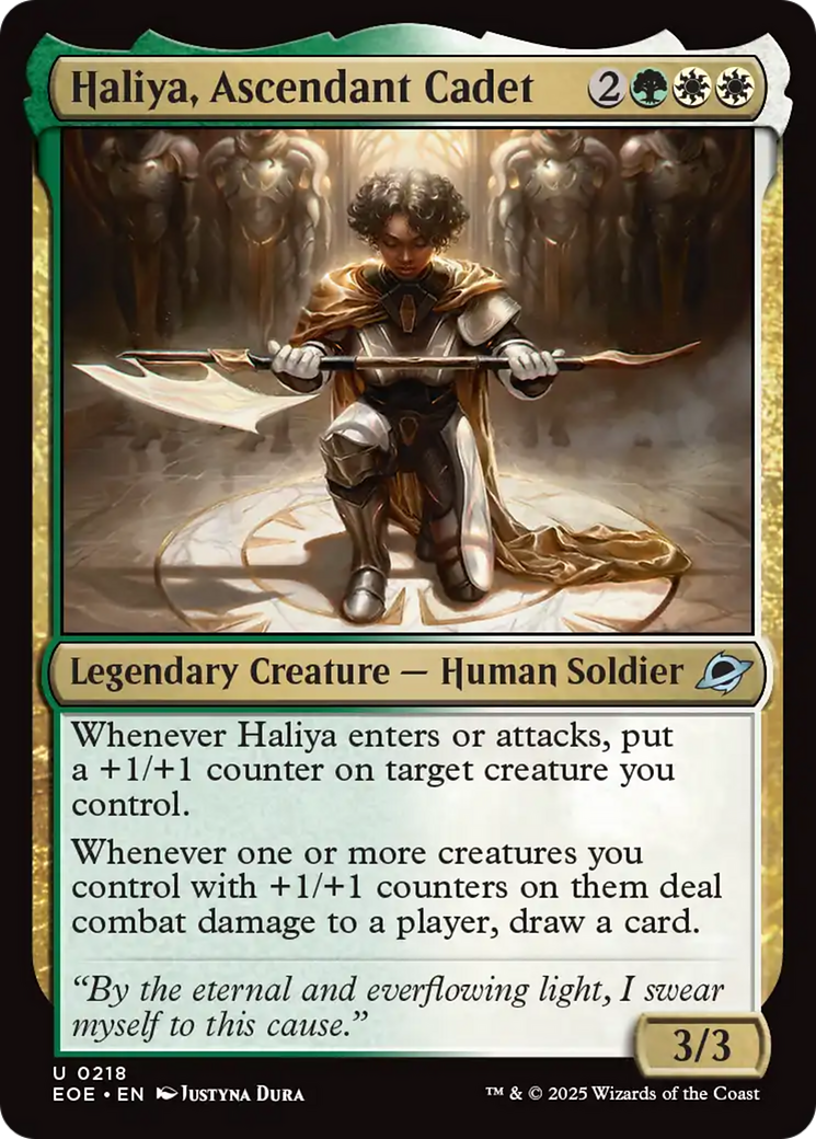 Haliya, Cadete Ascendente / Haliya, Ascendant Cadet - Magic: The Gathering - MoxLand