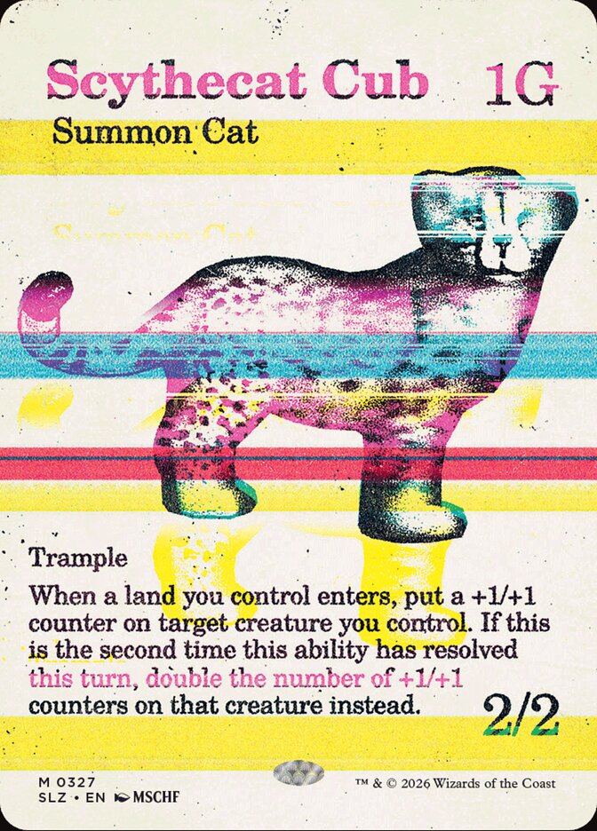 Scythecat Cub - Magic: The Gathering - MoxLand