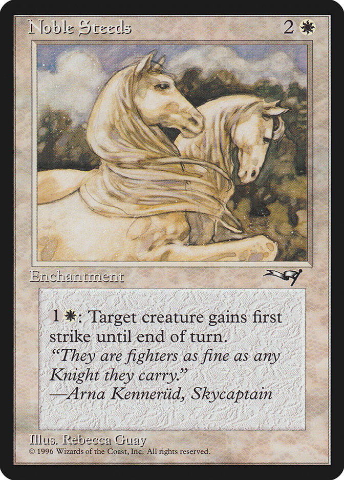 Corcéis Majestosos / Noble Steeds - Magic: The Gathering - MoxLand