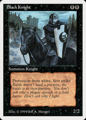 Cavaleiro Negro / Black Knight - Magic: The Gathering - MoxLand