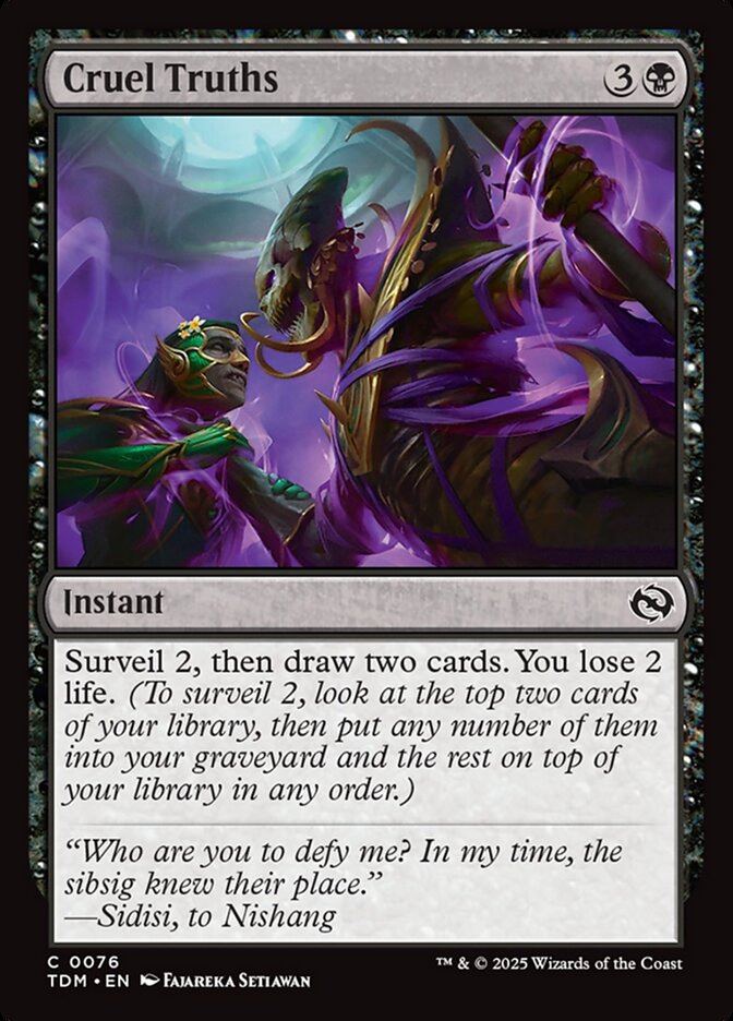 Verdades Cruéis / Cruel Truths - Magic: The Gathering - MoxLand