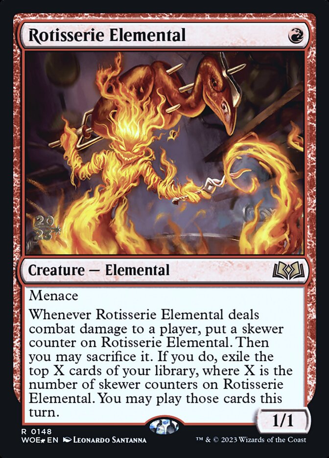 Elemental da Churrasqueira / Rotisserie Elemental - Magic: The Gathering - MoxLand