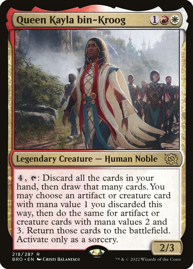 Rainha Kayla bin-Kroog / Queen Kayla bin-Kroog - Magic: The Gathering - MoxLand