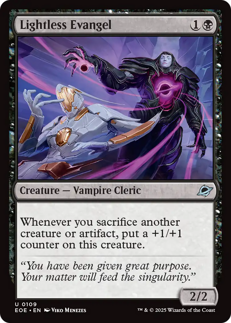 Evangelista Sem Luz / Lightless Evangel - Magic: The Gathering - MoxLand