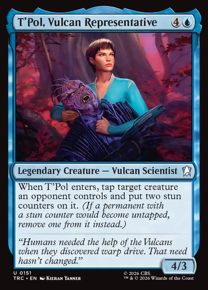 T'Pol, Vulcan Representative - Magic: The Gathering - MoxLand