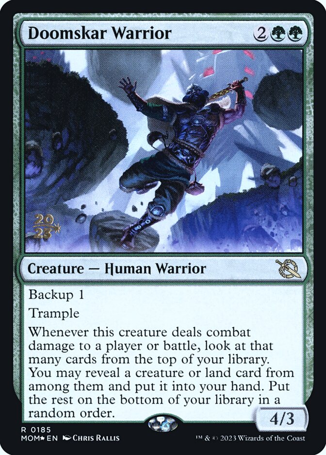 Guerreiro de Doomskar / Doomskar Warrior - Magic: The Gathering - MoxLand