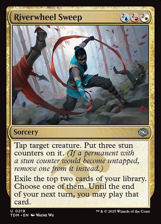 Rasteira de Roda d'Água / Riverwheel Sweep - Magic: The Gathering - MoxLand
