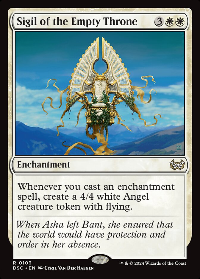 Insígnia do Trono Vazio / Sigil of the Empty Throne - Magic: The Gathering - MoxLand