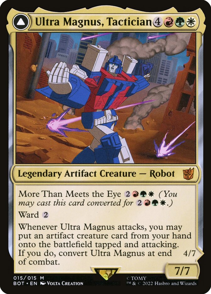 Ultra Magnus, Estrategista / Ultra Magnus, Tactician - Magic: The Gathering - MoxLand