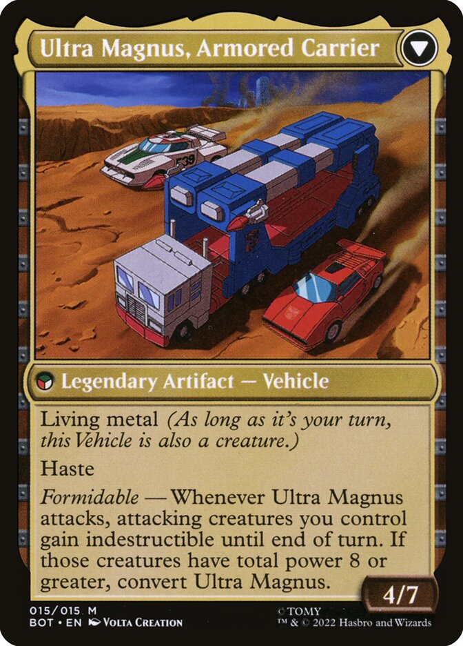 Ultra Magnus, Estrategista / Ultra Magnus, Tactician - Magic: The Gathering - MoxLand