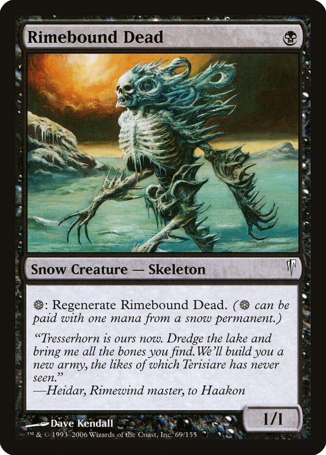 Morto Manto-Gélido / Rimebound Dead - Magic: The Gathering - MoxLand